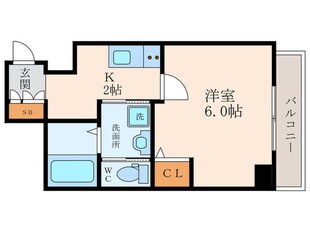 レーヴメゾン尼崎大物の物件間取画像